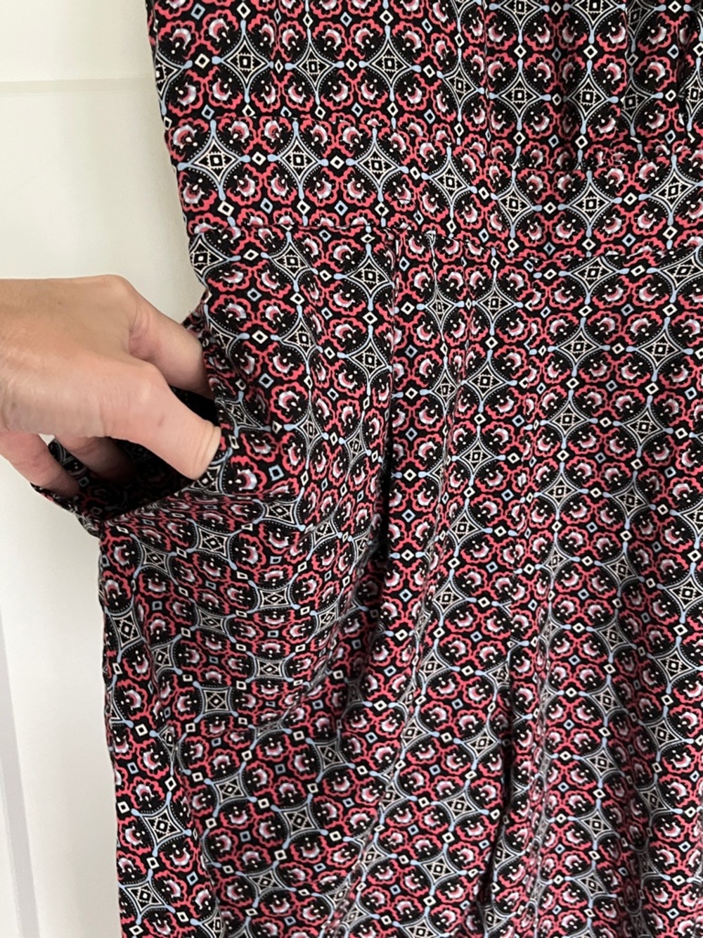 Abercrombie & Fitch Geometric Pattern Jumpsuit - Size M - Like New - Picture 6 of 8